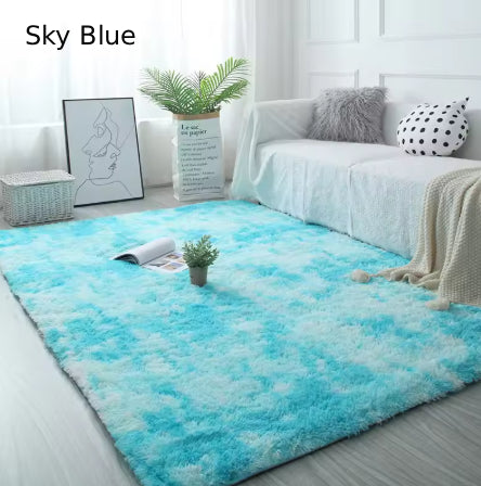 White Fluffy Hall Carpet Modern Living Room Bedroom Home Decor Large Mats Thickened Non-Slip Girl Children's Room Pink Furry Rug