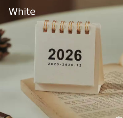 Mini 2026 Calendar Office School Supplies Calendar Desk Calendar monthly Planner Desk Accessories Decor Record Office Stationery