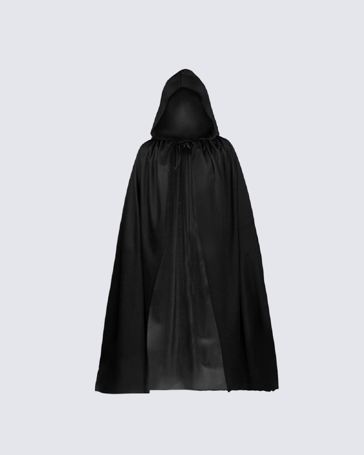 Black Hooded Cloak – Halloween