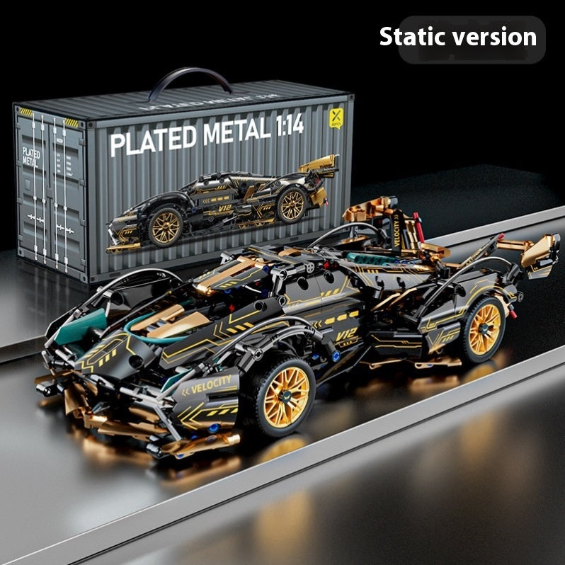 Building Blocks Remote Control Racing Model Assembled Toys, Perfect Choice for Home Decoration and Gifts, Christmas