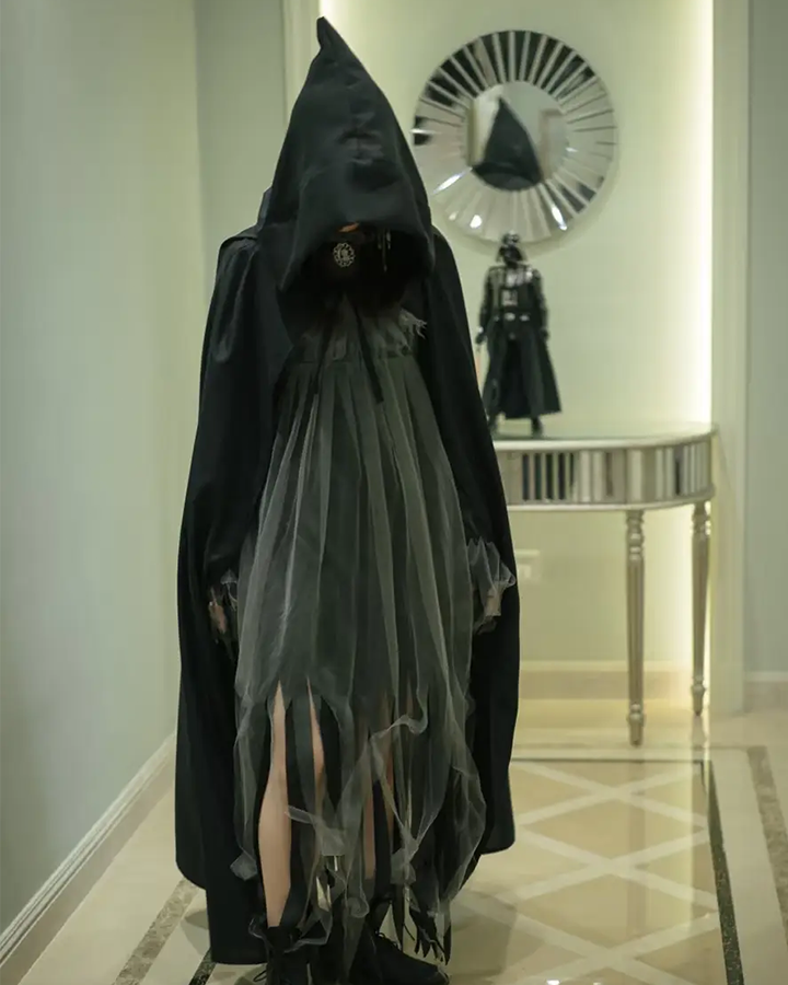 Black Hooded Cloak – Halloween