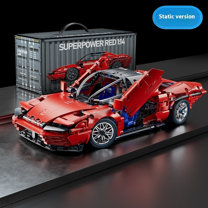 Building Blocks Remote Control Racing Model Assembled Toys, Perfect Choice for Home Decoration and Gifts, Christmas