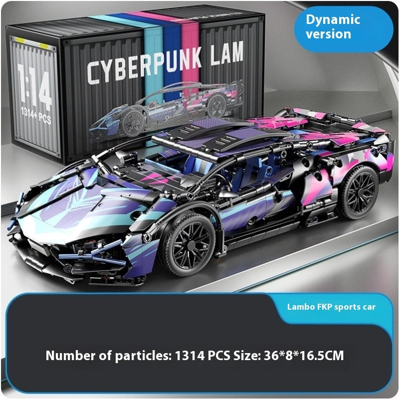 Building Blocks Remote Control Racing Model Assembled Toys, Perfect Choice for Home Decoration and Gifts, Christmas