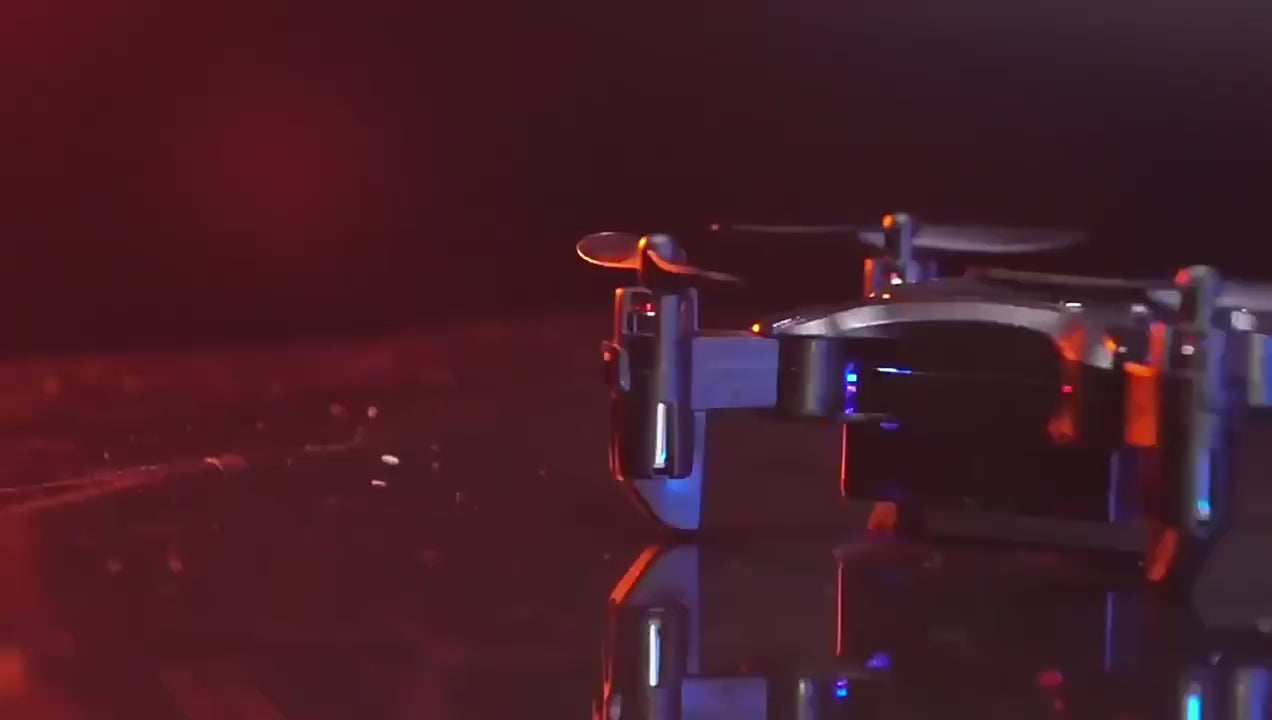 Mini folding drone for Children with Camera, Foldable, Voice & Gesture Control, Altitude Hold Function, Propeller Protection, RC Quadcopter, Gift for Boys & Girls from 8 Years