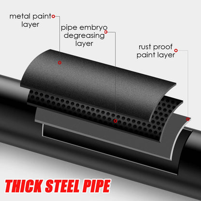 Door Horizontal Bars With Wide Anti-slip Pad