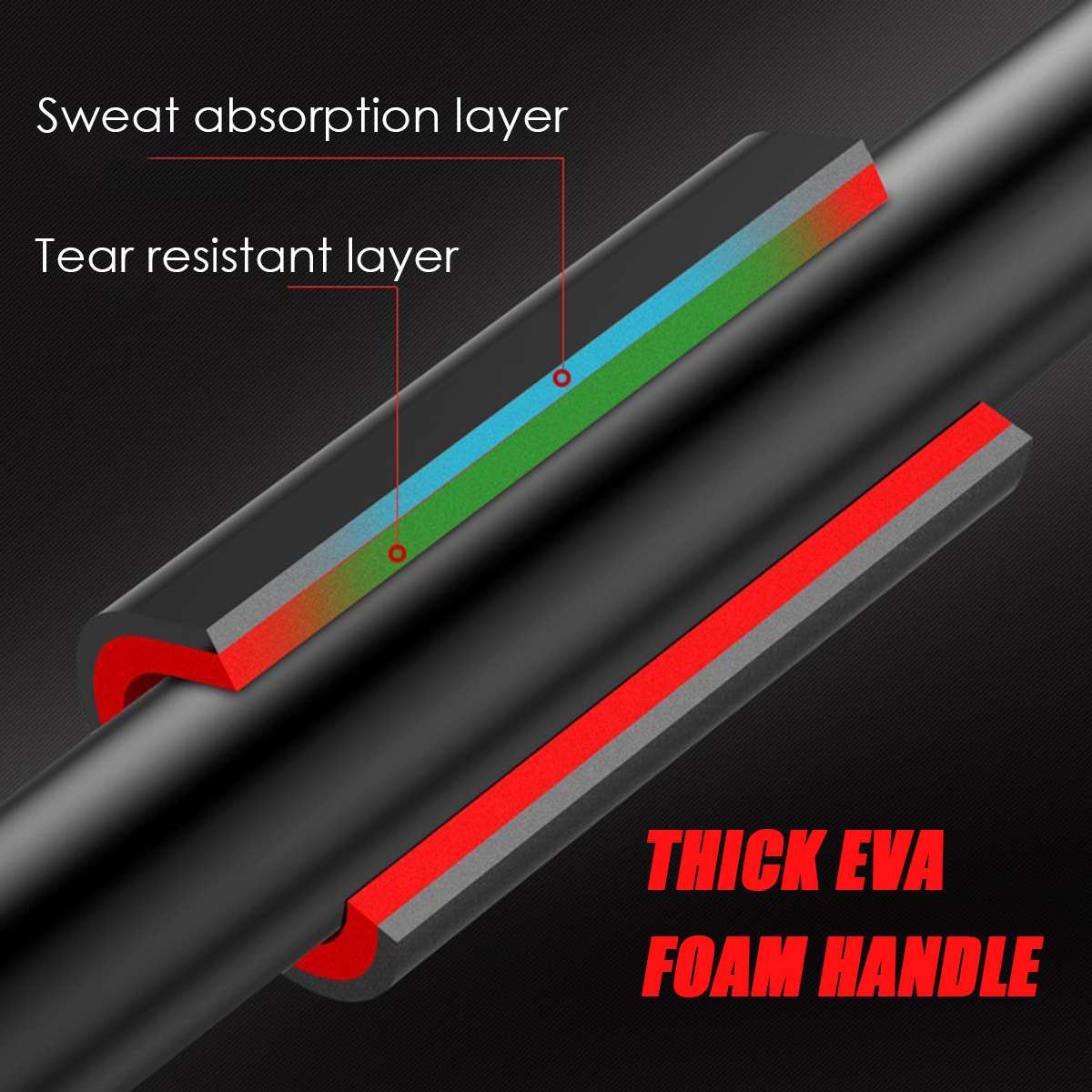 Door Horizontal Bars With Wide Anti-slip Pad